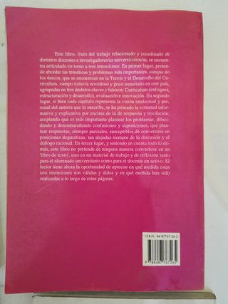 Libros sobre currículum. 6€ cada uno 4x19€