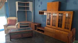 Lote Muebles Chapa Natural Cerezo