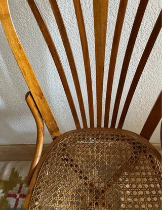 Silla vintage madera curvada Thonet