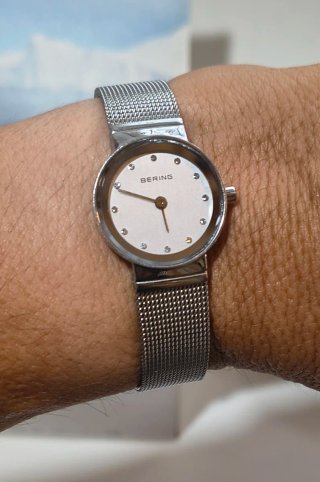 Orologio Bering maglia Milanese quadrante bianco