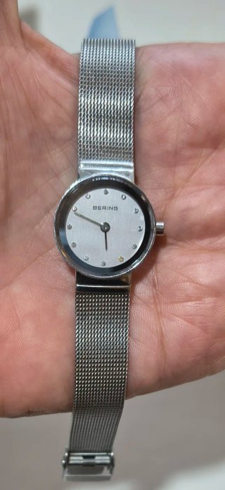 Orologio Bering maglia Milanese quadrante bianco