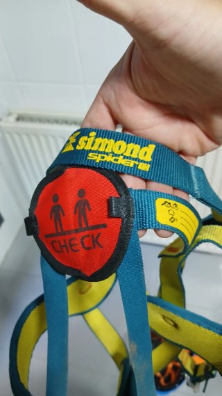 Arnés de escalada Simond Spider Kid casco Simond