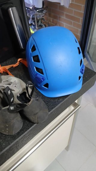 Arnés de escalada Simond Spider Kid casco Simond