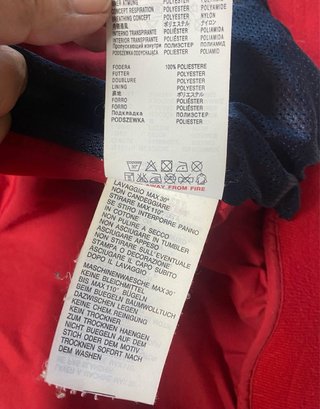 Giacca uomo Geox rossa taglia 56