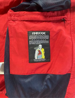 Giacca uomo Geox rossa taglia 56