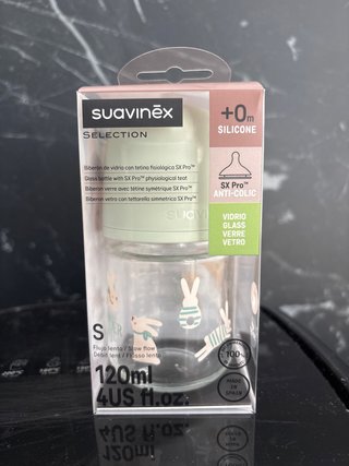 Biberón Suavinex Cristal 120ml SX Pro