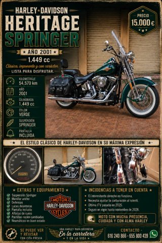 Harley-Davidson Heritage Springer 1449cc