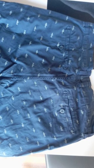 Pantalón Corto Sfera Hombre Talla 42 Azul Marino