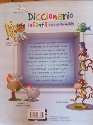 Diccionario infantil españlo-inglés