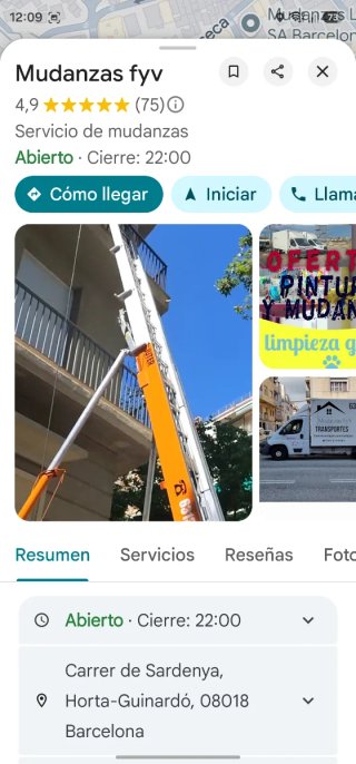 Plataforma de mudanzas