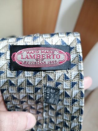 100% seda natural corbata Lamberto + regalo