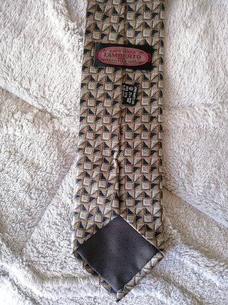 100% seda natural corbata Lamberto + regalo