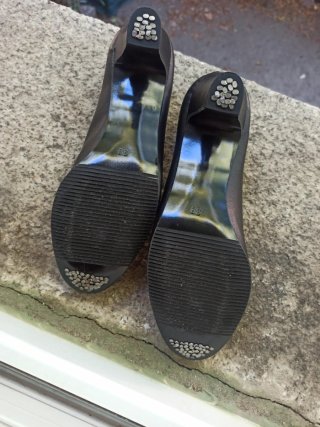 Zapatos de flamenco negros