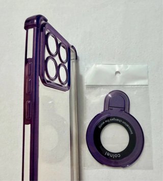 Funda Xiaomi 14T Morada + Aro