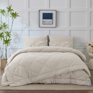 WAVVE Edredón Relleno Nórdico Cama 80 4 Estaciones - Bedding Edredón Reversible Doble 150+300 gr/m²
