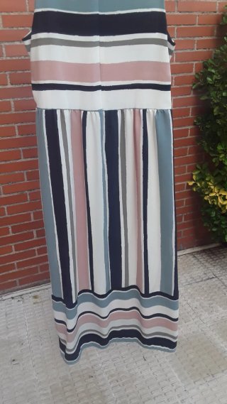 Vestido largo estampado MIT MAT talla L