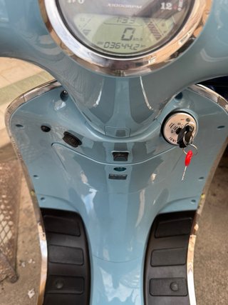 Moto Atenea Azul vintage