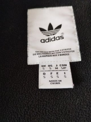 Chaqueta Adidas juvenil hombre negra