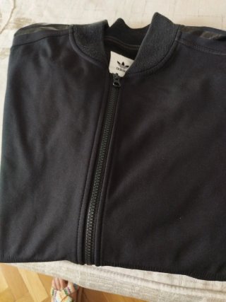 Chaqueta Adidas juvenil hombre negra