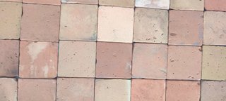 Azulejos terracota antiguos hechos a mano