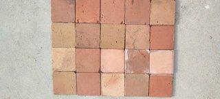 Azulejos terracota antiguos hechos a mano
