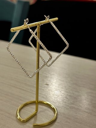Orecchini quadrati argento 925