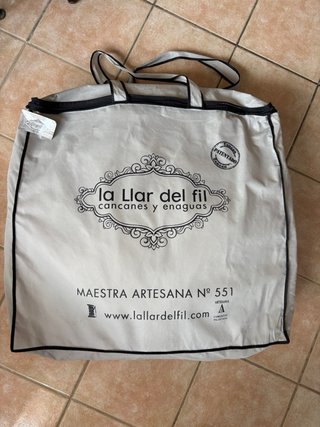 Cancán fallera adulta blanco. Talla 95