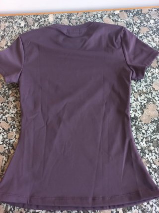Camiseta deportiva Alo mujer morada  nueva