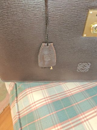 Maletín Loewe Marrón Piel