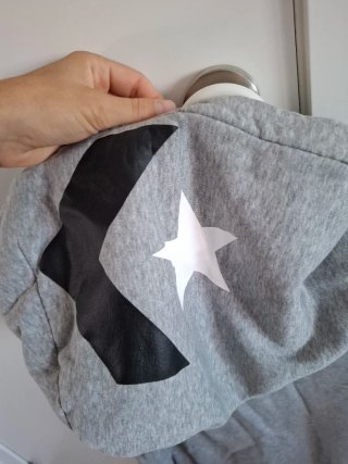 Sudadera Converse Gris con Capucha