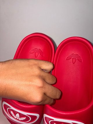 Chanclas Adidas Rojas