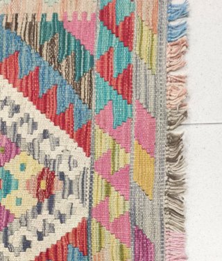 Tappeto Kilim afgano 195x70 cm