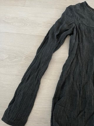 Camiseta negra manga larga