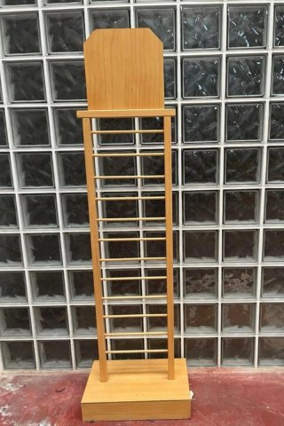 Expositor doble e individual madera
