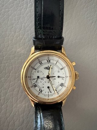 Reloj Lemania Cronógrafo Oro