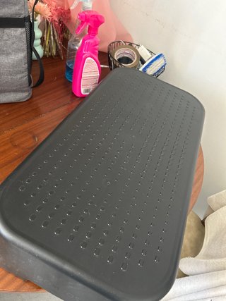 Tabla de gym negra la esterilla tambien