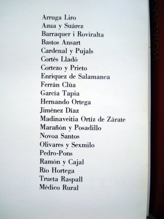 HOMENAJE AL MEDICO ESPAÑOL