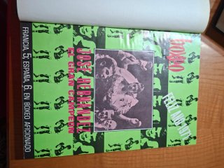 Lote 5 tomos revista Febox BOXEO 1971-1980