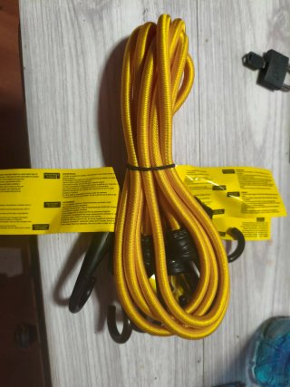 4 Cinchas Elásticas Amarillas con Ganchos