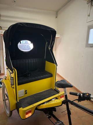 Bicicleta Eléctrica Triciclo Amarillo
