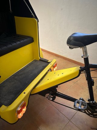 Bicicleta Eléctrica Triciclo Amarillo