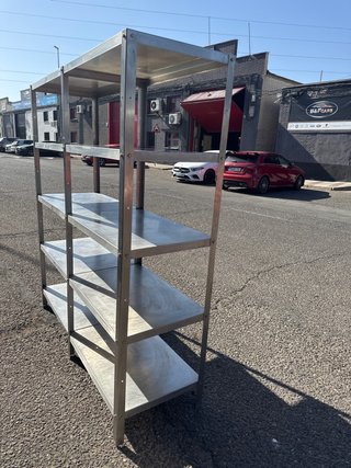 Estantería Doble Acero Inox Desmontable