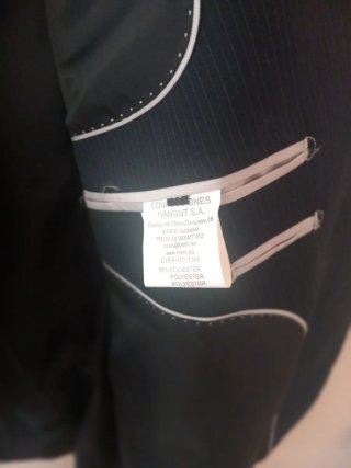 Traje de caballero de sastreria
