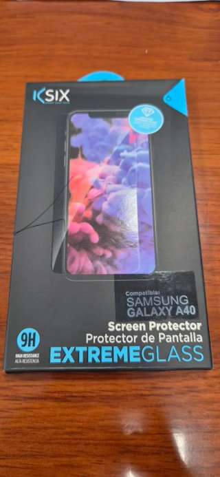 Protettore Schermo Ksix per Samsung Galaxy A40 e custodia