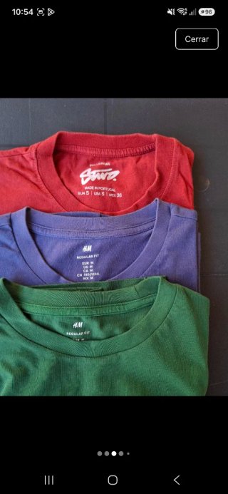Pack 3 Camisetas H&M y P¡Lote de 3 camisetas bási