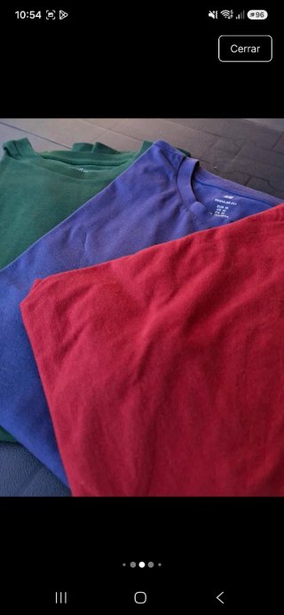 Pack 3 Camisetas H&M y P¡Lote de 3 camisetas bási