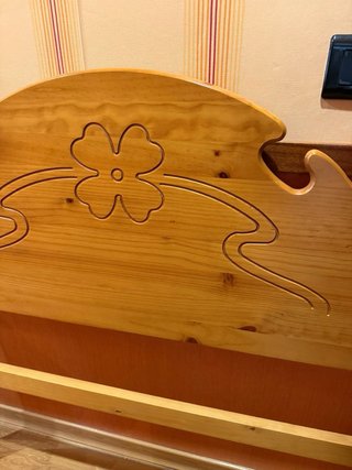 Cabecero de madera individual