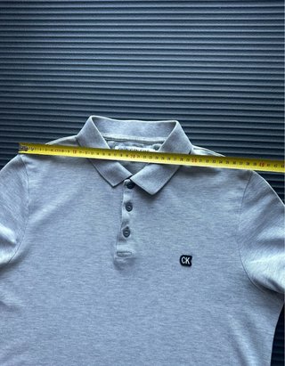 Polo Calvin Klein Jeans S Grigio Chiaro