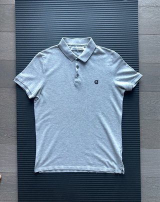 Polo Calvin Klein Jeans S Grigio Chiaro
