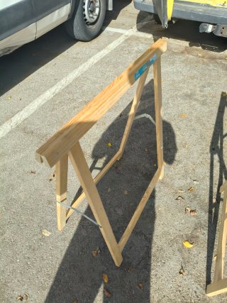 Caballetes de madera (2 unidades)
